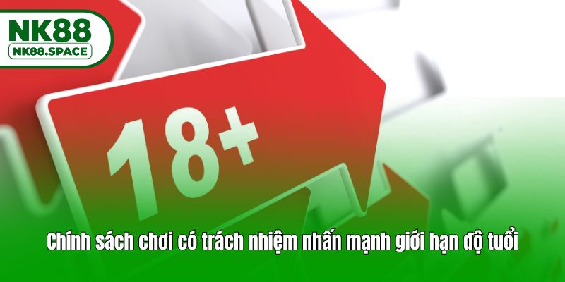 Chính sách chơi có trách nhiệm nhấn mạnh giới hạn độ tuổi