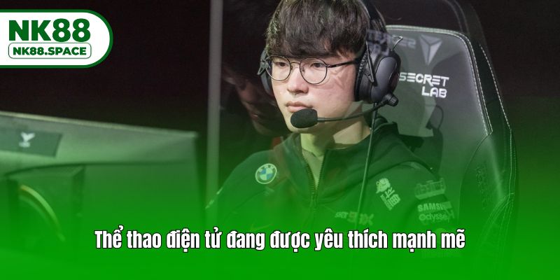 Thể thao điện tử đang được yêu thích mạnh mẽ