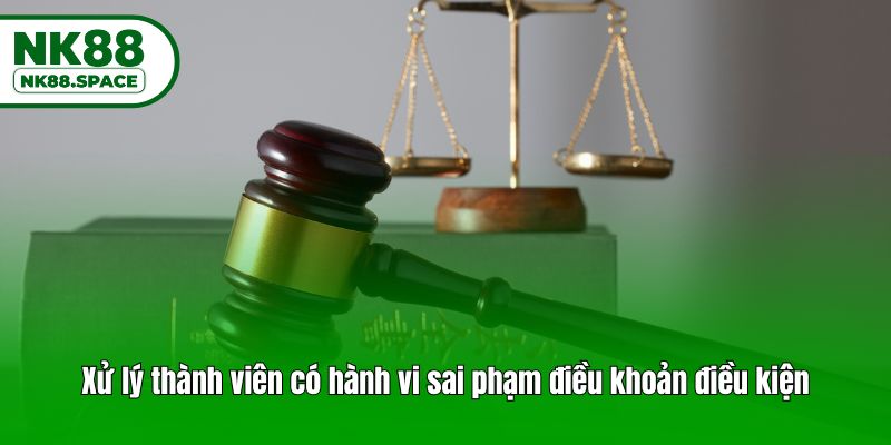 Xử lý thành viên có hành vi sai phạm điều khoản điều kiện